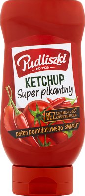 Pudliszki ketchup bez konserwantów super pikantny