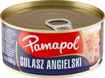 Dosenfleisch -Eintopf Englisch