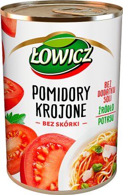 Łowicz tomates en conserve coupées en tranches