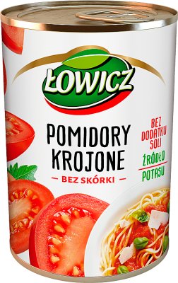 Łowicz tomates enlatados en rodajas