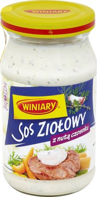 Winiary herb sauce with a hint of garlic