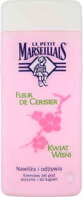 Le Petit Marseillais cream shower gel Bath and Cherry Blossom