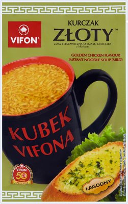 Vifon kubek vifona zupka błyskawiczna Kurczak Złoty