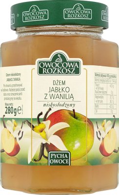 Owocowa rozkosz dżem jabłko z wanilią