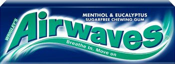 Airwaves chewing gums Menthol & eucalyptus