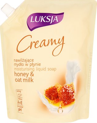 cremige Seife Lieferung von Honig und Hafermilch