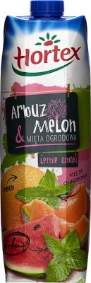 Hortex napój  Arbuz, Melon, Mięta Ogrodowa