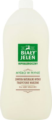 Biały jeleń mydło naturalne w płynie hipoalergiczne