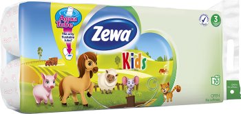 Zewa papier toaletowy 8+2 rolki kids