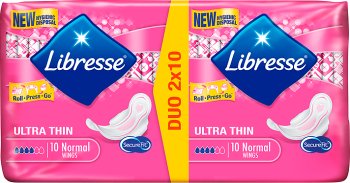 Libresse classic podpaski normal clip 4 krople 2x10 szt.