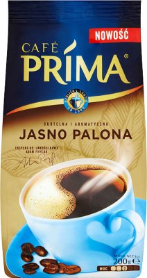 Cafe Prima ground coffee roasted clear