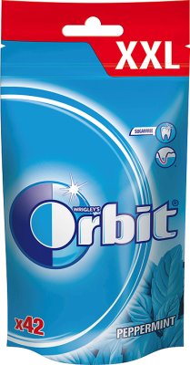 Peppermint Orbit XXL chewing gum pellets mint flavor