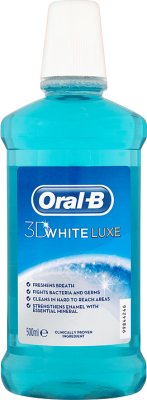 Oral-B 3D White Luxe liquide rince-bouche
