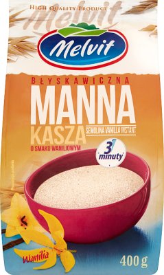 Kasza Manna Instant with the vanilla flavour