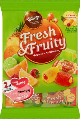Wawel fresh&fruity galaretki z nadzieniem