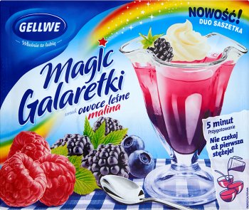 Gellwe Magic galaretki owoce leśne-malina