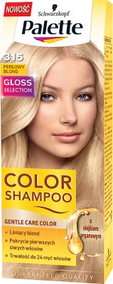 Schwarzkopf Palette шампунь окраска жемчуг блондинка # 315