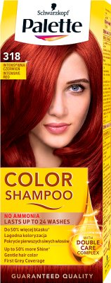 Schwarzkopf Palette szampon koloryzujący intensywna czerwień nr 318