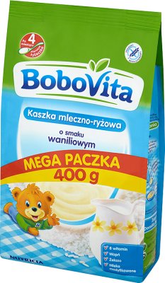 Bobovita kaszka mleczno-ryżowa MEGA PACZKA waniliowa