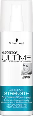Schwarzkopf Essence Ultime Odżywka w Sprayu MINERAL STRENGTH Włosy słabe, delikatne