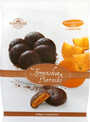 Copernicus Torun Lebkuchen orange Himmel in Schokolade