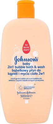 Baño del bebé burbuja burbujas y gel de baño 2en1 de Johnson