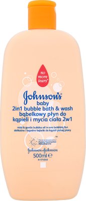 Johnson's Baby Bąbelkowy płyn do kąpieli i mycia ciała 2w1