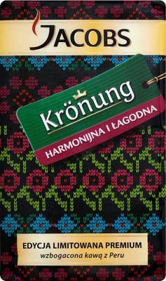 Jacobs Kronung Edition harmonious and gentle enriched coffee from Peru