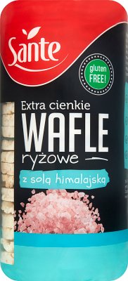 Sante Riz wafers avec sel de l'Himalaya