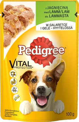 Pedigree Alimento completo con carne de cordero 100 g