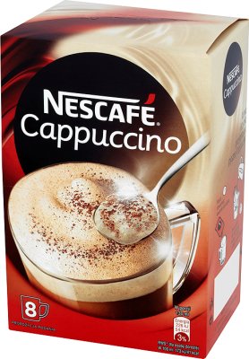 Nescafé Cappuccino Rozpuszczalny napój kawowy 104 g (8 sztuk)