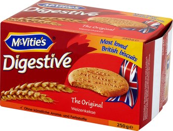 McVitie в Пищеварительная Булочки Пшеница Оригинальный 250 г