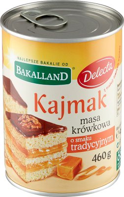 peso Bakalland Kajmak krówkową sabor tradicional 460 g