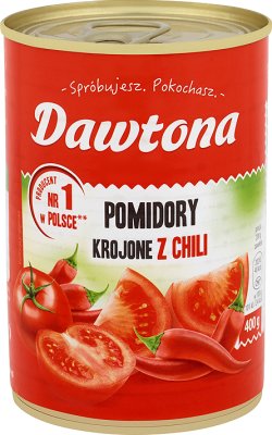 Dawtona Tomaten in Scheiben geschnitten mit Chili