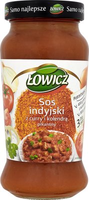 Ловичско соус пряный индийский карри и кориандра