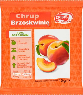 Crispy Natural crunching Peach! Chips, 15 g