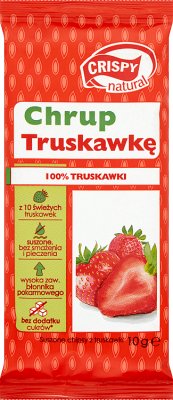 tranches Crispy Crispy naturelles de fraises 10 g