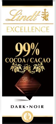 Lindt Excellence dark chocolate 99 % cocoa