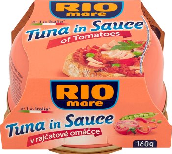 Rio Mare plats cuisinés avec du thon et légumes à la sauce tomate