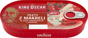 King Oscar sprats in tomato sauce