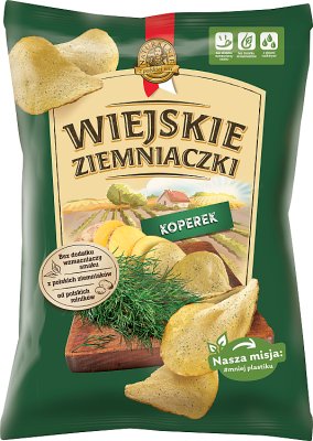 Rural dill potato chips potatoes