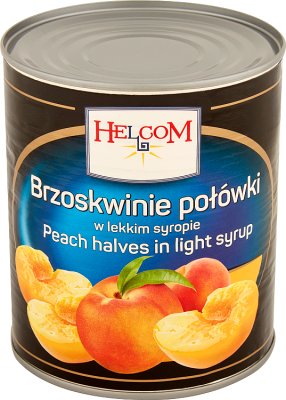 Helcom Peaches halves in light syrup