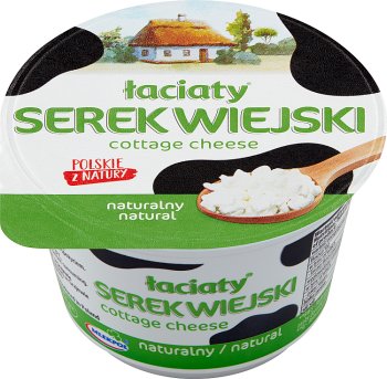 Łaciaty serek wiejski naturalny