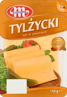 Mlekovita Tylżycki cheese. Sliced