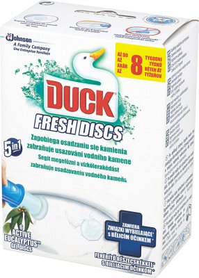 Duck Fresh Discs 5w1 żelowy krążek do toalety Eukaliptus