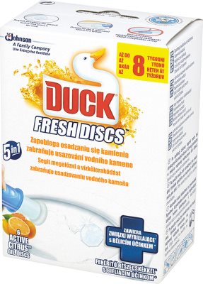 Duck Fresh Discs 5w1 żelowy krążek do toalety Citrus
