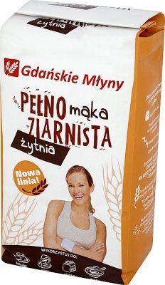 Gdansk molinos del grano lleno de harina de centeno