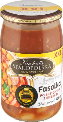 Kitchen Traditional Polish Baked beans with sausage