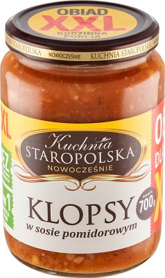 Cocina Staropolska albóndigas en salsa de tomate