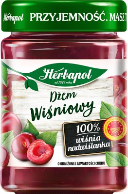 Herbapol Kirschmarmelade niedrigen Zucker